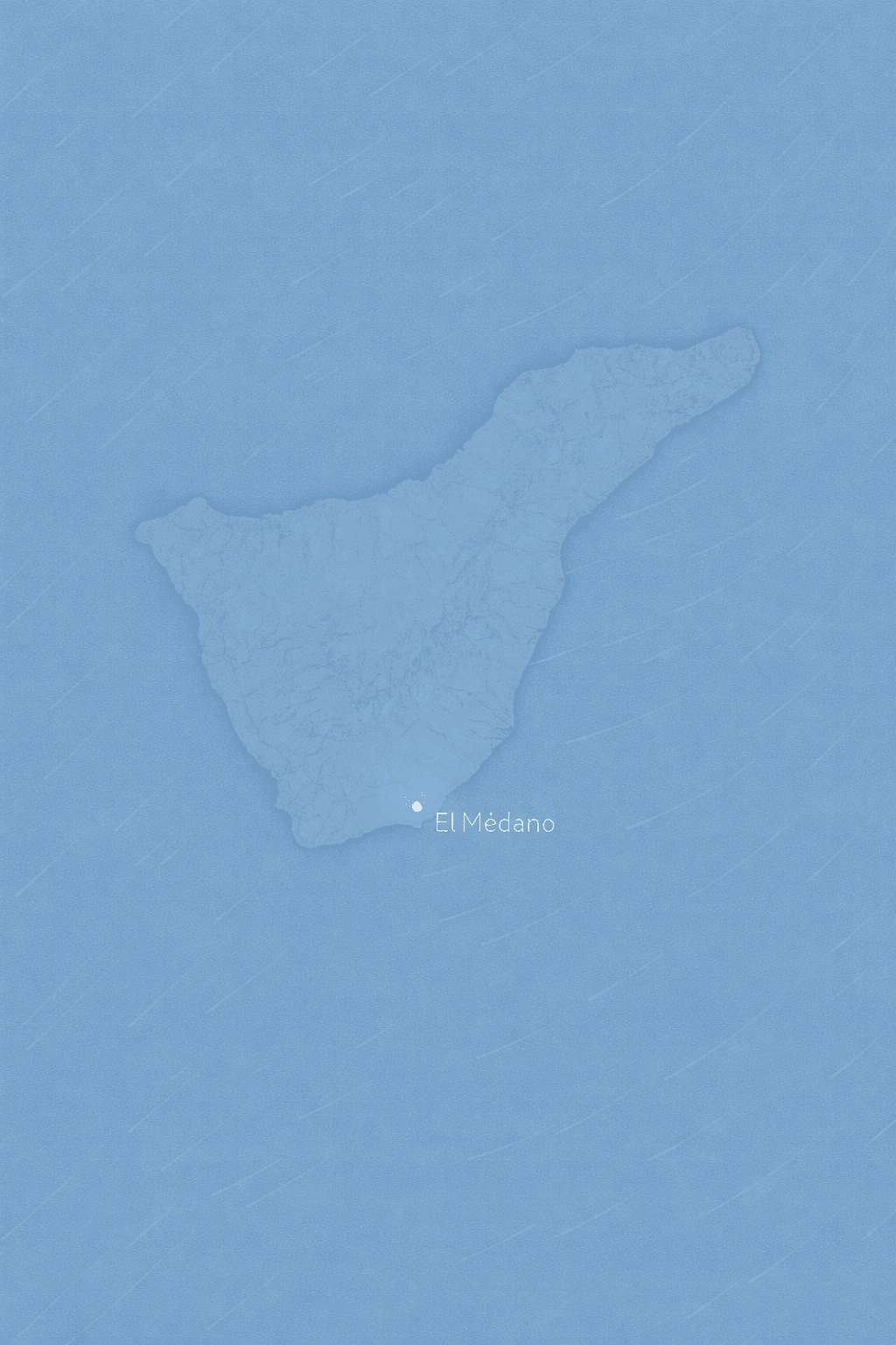 Mapa Teneryfy – El Médano kitesurfing Surf Bonjo