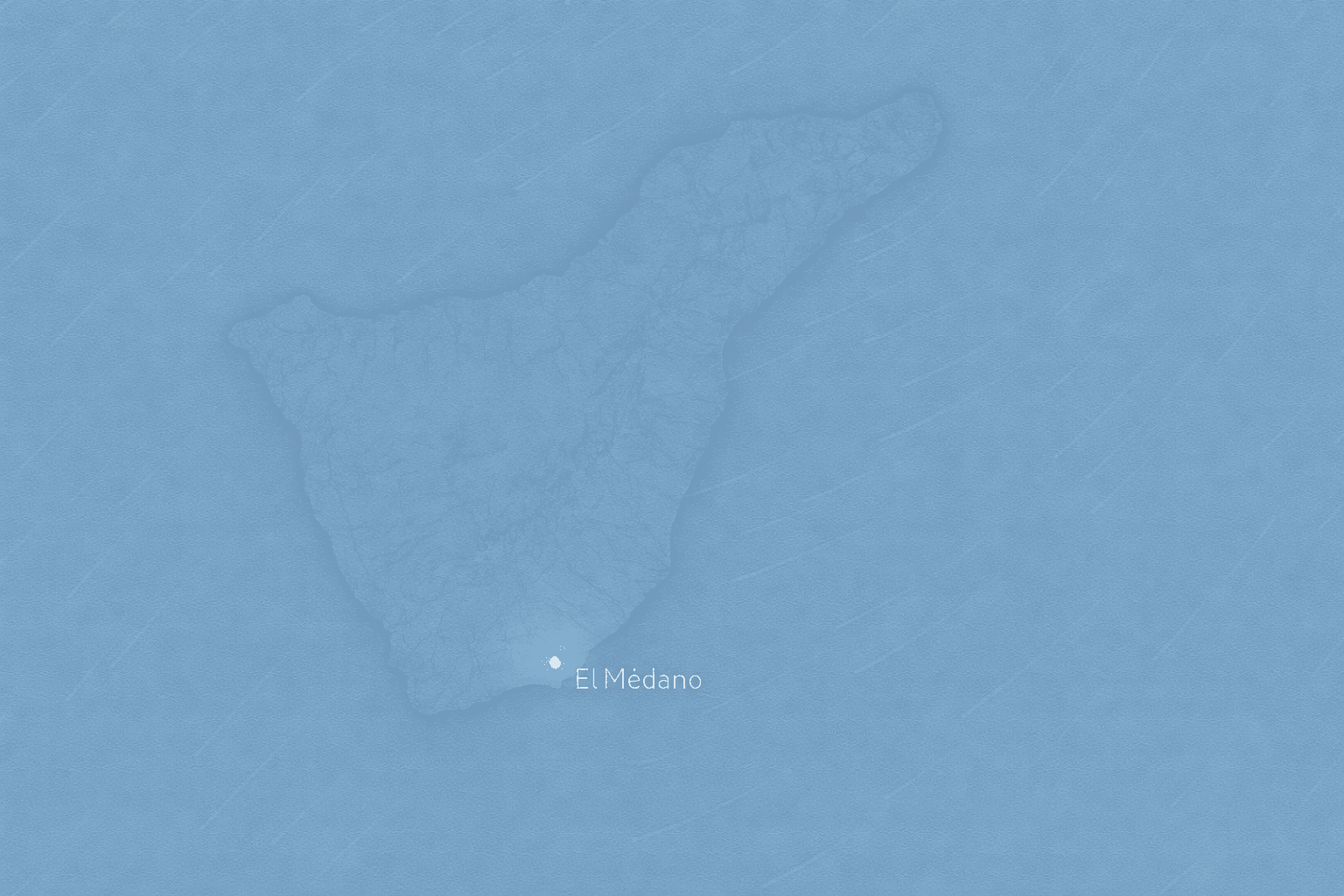 Mapa Teneryfy – El Médano kitesurfing Surf Bonjo