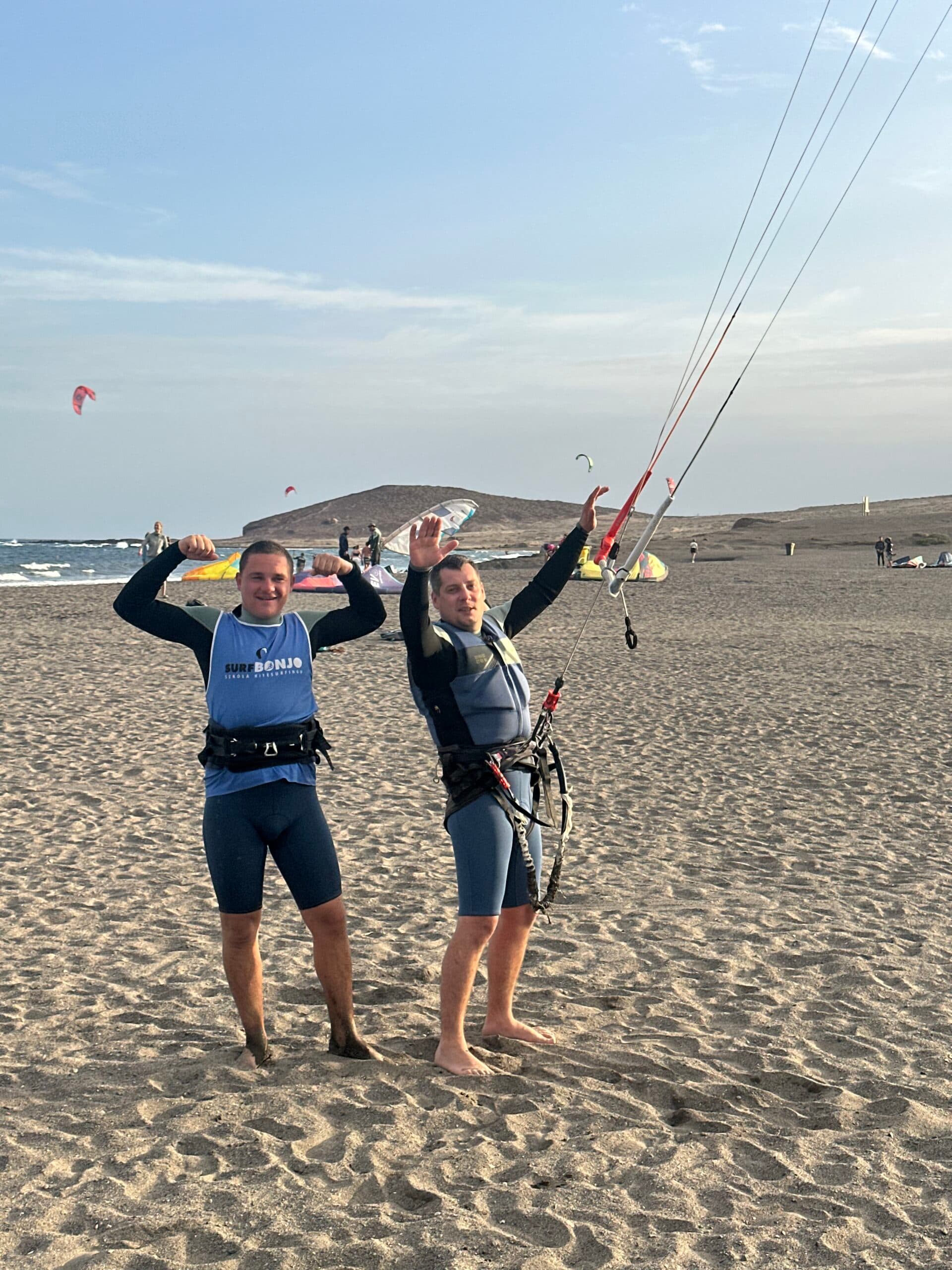 Kurs kitesurfingu Teneryfa El Médano ocean