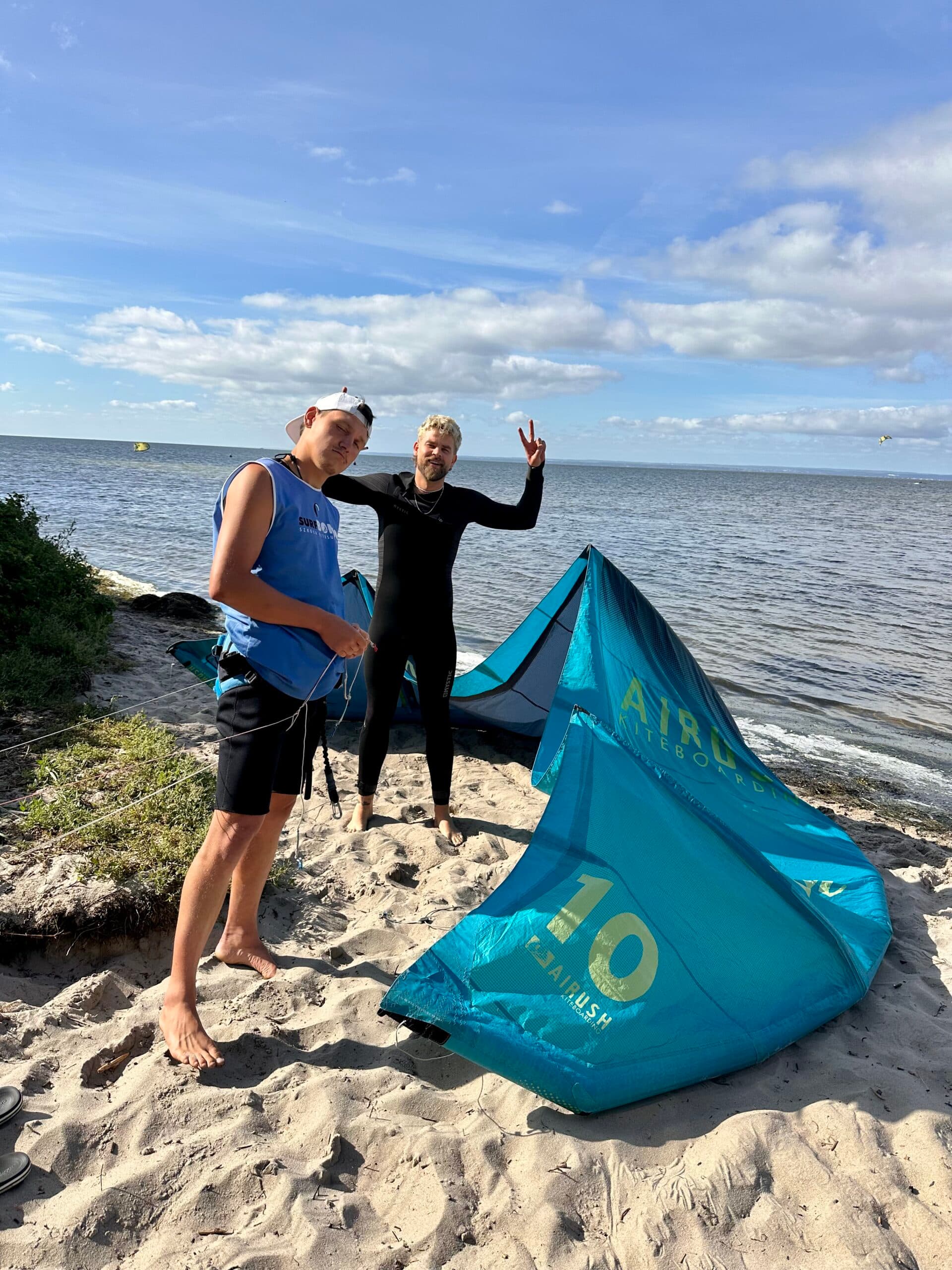 Kurs kitesurfingu Jastarnia – lekcja na wodzie